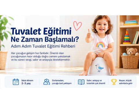 Tuvalet Eğitimi Ne Zaman Başlamalı? Çocuklar İçin En Doğru Zaman ve Uzman Tavsiyeleri